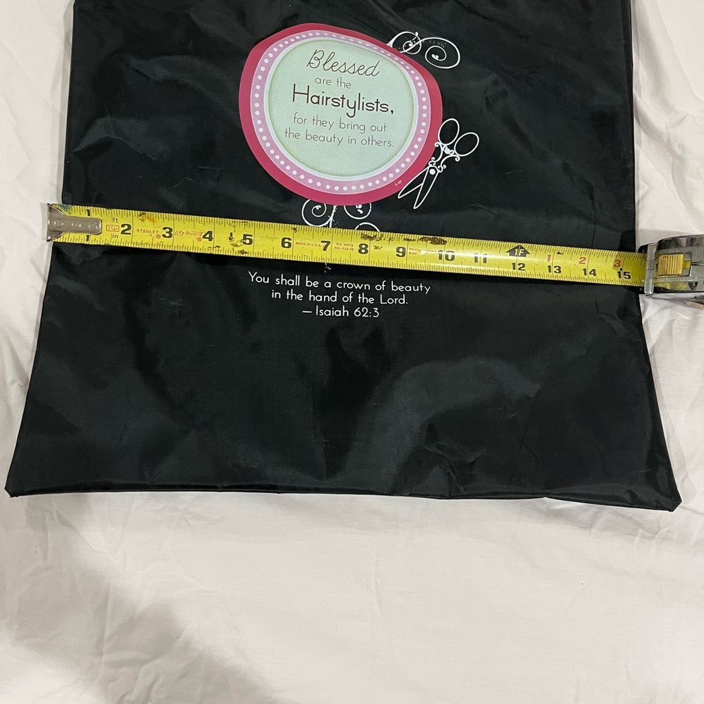 New Black Tote Bag for Hairstylists. Waterproof - Picture 4 of 7